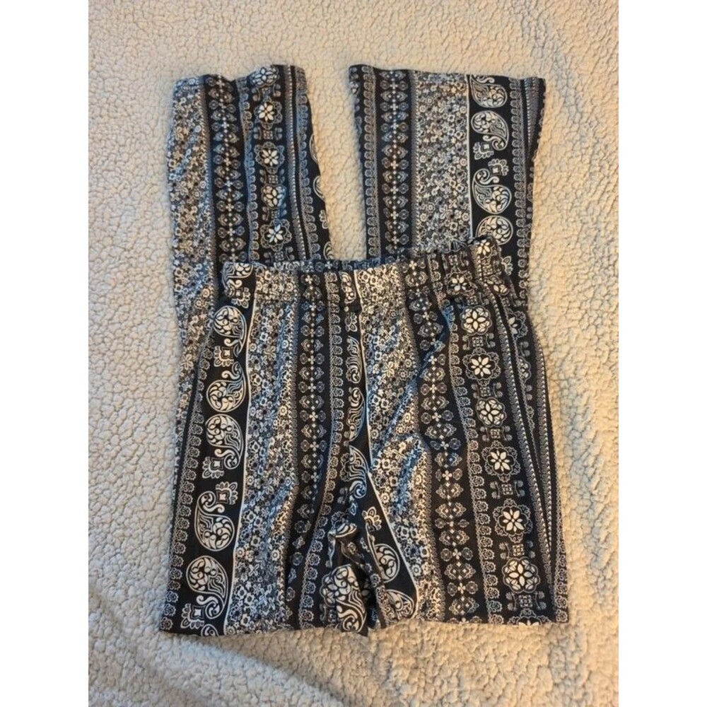Shein Paisley Flared Leggings Girls 13Y